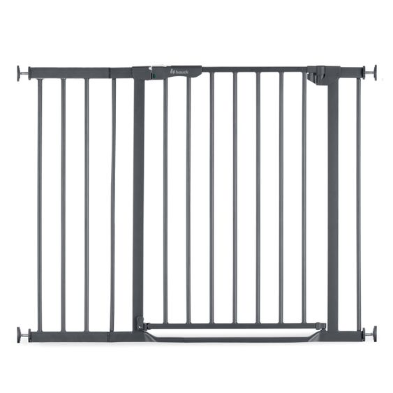 Hauck Door guard incl. extension Clear Step Autoclose 2 Set + 21 cm - Dark Grey