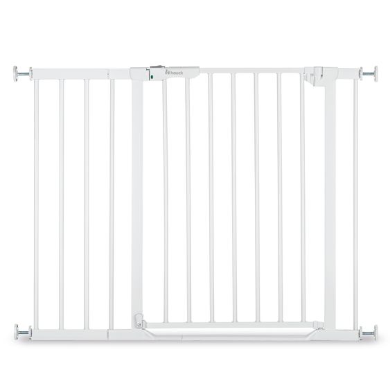 Hauck Door safety gate incl. extension Clear Step Autoclose 2 Set + 21 cm - White