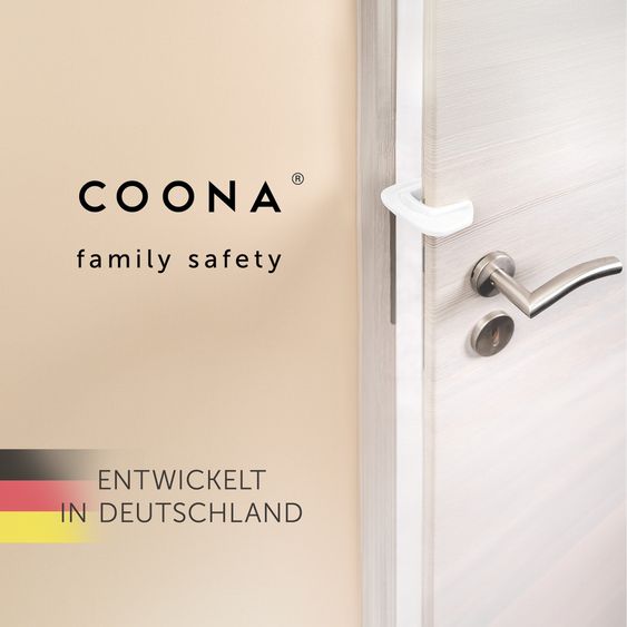 Hauck Cancello di sicurezza per porte / cancello per scale Open N Stop 2 + Fermaporta 3 pz - Nero