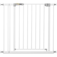 Door safety gate / stair gate Open N Stop KD (84 to 89 cm) incl. 9 cm extension - without drilling - White