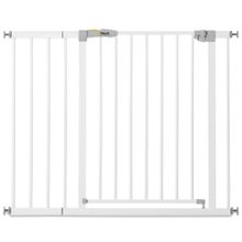 Door safety gate / stair gate Open N Stop KD (96 to 101 cm) incl. 21 cm extension - without drilling - White
