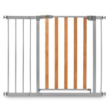 Door Guard / Stair Gate Woodlock 2 (75-80 cm) incl. 21 cm extension - Silver