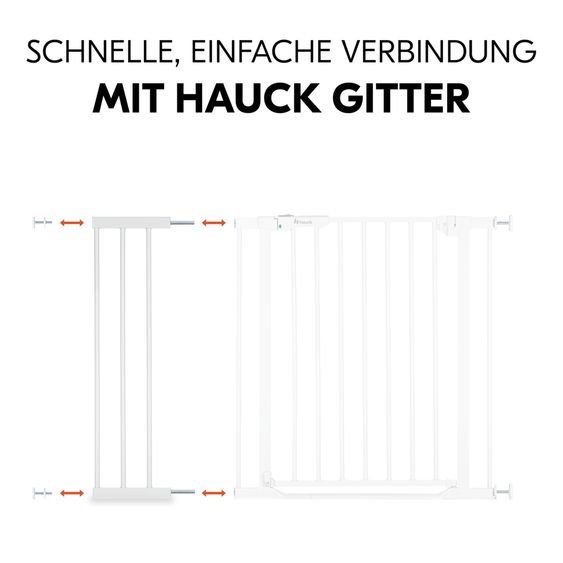 Hauck Safety gate extension Safety Gate Extension 21 cm - suitable for Hauck safety gate - White