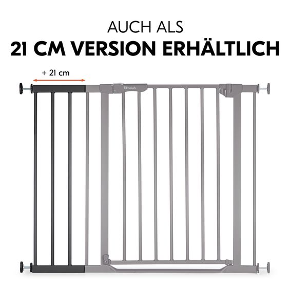 Hauck Türschutzgitter Verlängerung Safety Gate Extension 9 cm - passend für Hauck Schutzgitter - Black