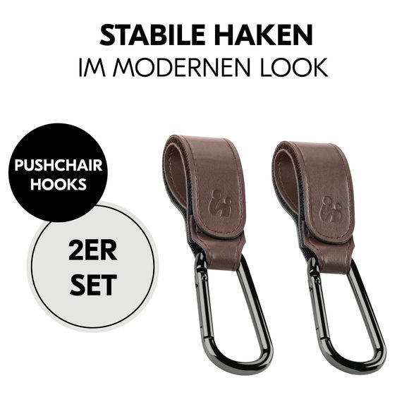 Hauck Universal stroller hook for carrycots / diaper bags - Brown