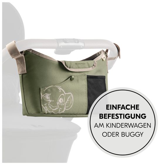 Hauck Universal Kinderwagen Organizer - Disney Simba Olive