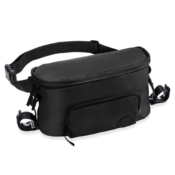 Hauck Universal Kinderwagen Organizer und Bauchtasche - Pushchair Hip Bag - Black