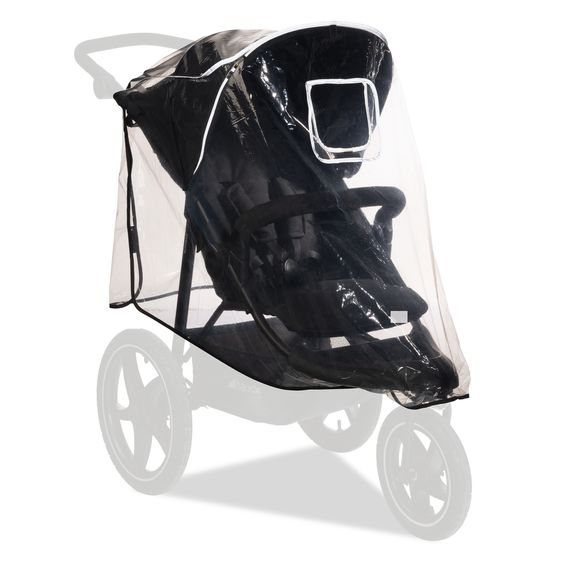 Hauck Universal Regenschutz für 3-rädrige Buggys und Kinderwagen