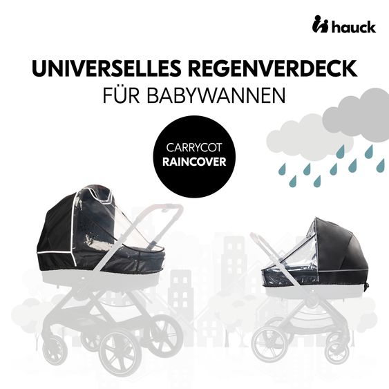 Hauck Universal rain cover for carrycots