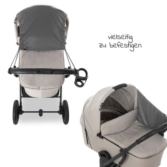 Hauck Vela parasole universale per passeggino - Grigio