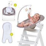 Adjustable newborn attachment & bouncer for Alpha & Beta highchair - Bouncer 2in1 Deluxe - Sand