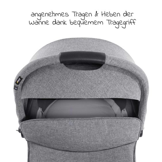 Hauck Babywanne Vision X - Melange Grey