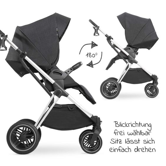 Hauck Sitzeinheit Vision X - Melange Black