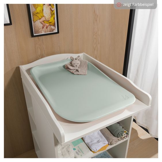 Hauck Wickelauflage Change N Clean inkl. Topper - Light Blue / Beige