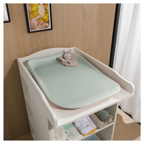 Hauck Wickelauflage Change N Clean inkl. Topper - Sage / Beige