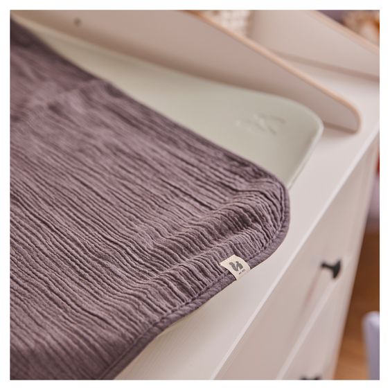 Hauck Wickelauflage Change N Clean inkl. Topper - Sage / Dark Grey