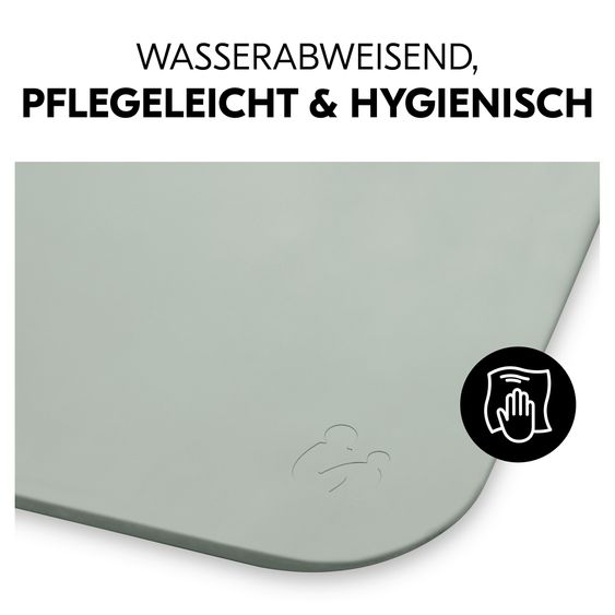 Hauck Wickelauflage Change N Clean inkl. Topper - Sage / Dark Grey