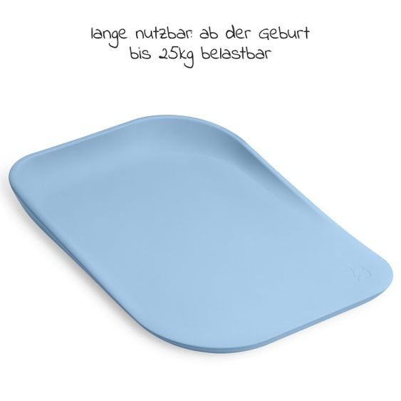 Hauck Wickelauflage Change N Clean rutschfest & abwaschbar - Light Blue