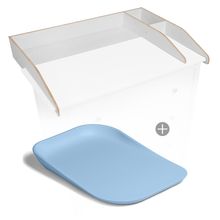 Changing Table Top Combine N Change for Changing Tables incl. Changing Pad - Light Blue