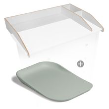 Wickelaufsatz Combine N Change für Kommoden inkl. Wickelauflage - Sage