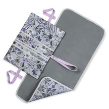 Windeltasche mit Wickelunterlage - Change N Walk - Floral Grey