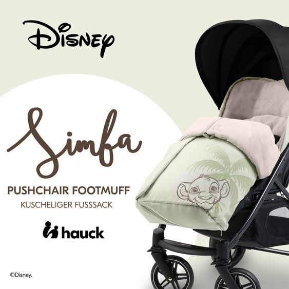 Hauck Coprigambe invernale per passeggini e carrozzine Coprigambe per passeggini - Disney - Simba Olive