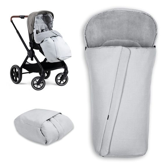 Hauck Winter-Fußsack für Kinderwagen und Buggy Pushchair Footmuff - Grau