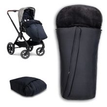 Coprigambe invernale per passeggino e carrozzina Coprigambe per passeggino - Nero