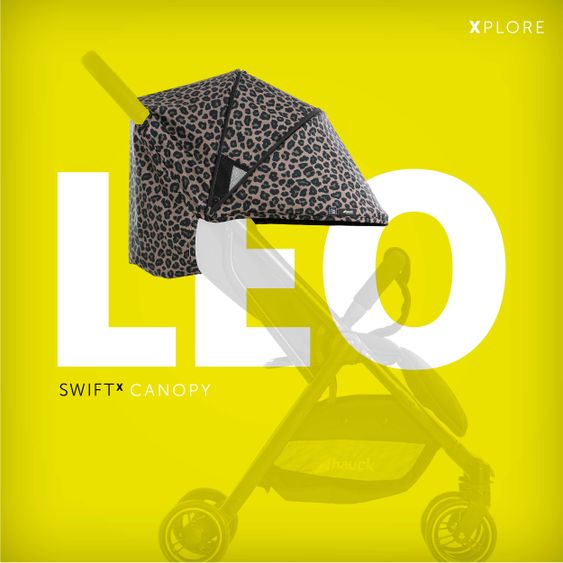 Hauck Zusatz-Sonnenverdeck für Buggy Swift X - Single Deluxe Canopy - Leo