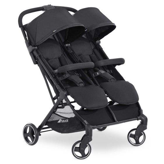 Hauck Zwillingsbuggy Swift X Duo (bis 36 kg) - Black