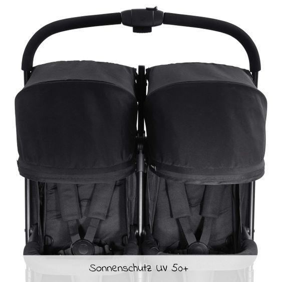 Hauck Zwillingsbuggy Swift X Duo (bis 36 kg) - Black