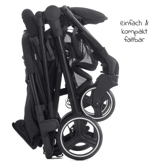 Hauck Zwillingsbuggy Swift X Duo (bis 36 kg) - Black