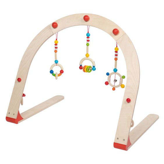 Heimess Greif- und Spieltrainer / Spieltrapez Baby-Fit - Regenbogen