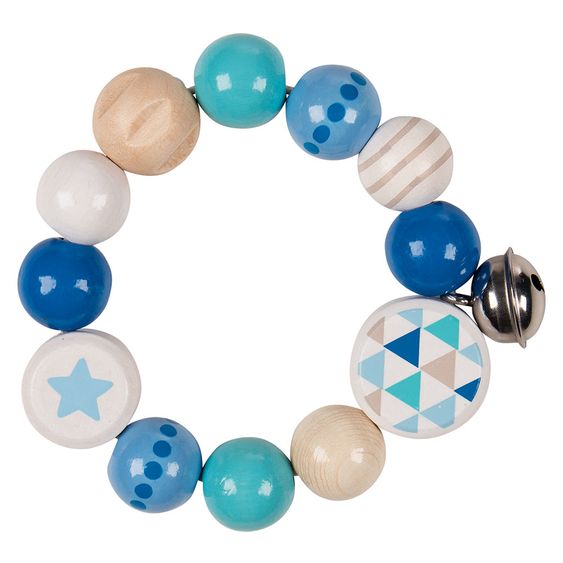 Heimess Greifling Elastik - Stern - Blau