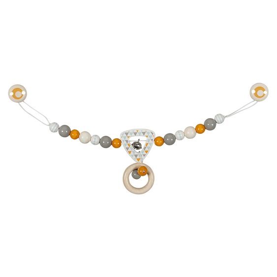 Heimess Kinderwagenkette - Limited Edition - Senfgelb Grau