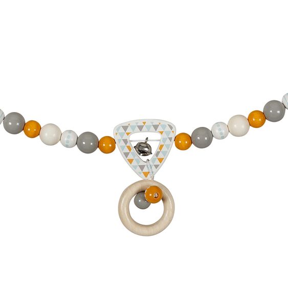 Heimess Kinderwagenkette - Limited Edition - Senfgelb Grau
