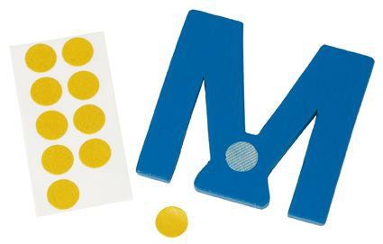 Heimess Klebepunkte für Holzbuchstaben - 10er Pack