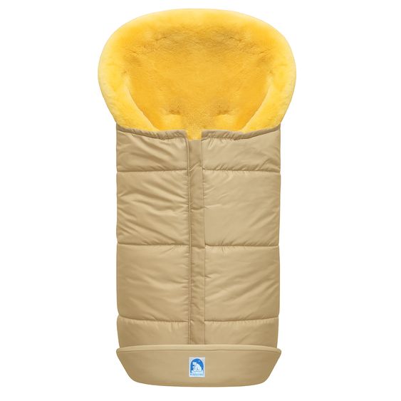 Heitmann Lammfellfußsack Eisbärchen Premium - Beige