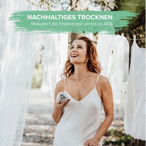 Heldengrün Öko-Trocknerbälle 6er Pack - Nachhaltiger Weichspüler