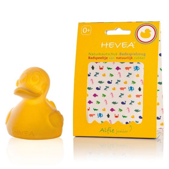 HEVEA Anatra da bagno Alfie Junior in gomma