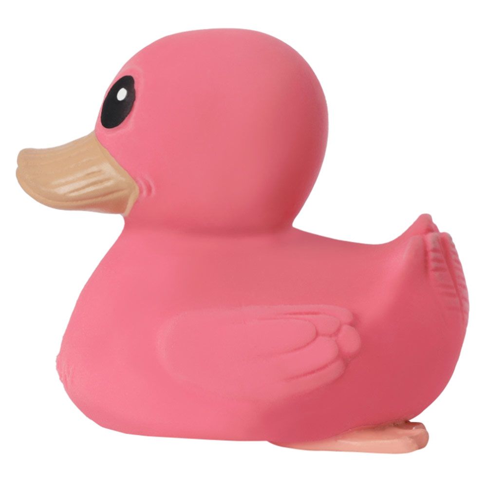 HEVEA Bade- und Spielzeugente aus Naturkautschuk - Kawan - Powerful Pink