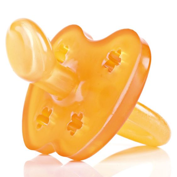 HEVEA Pacifier orthodontic - rubber from 3 M - flower