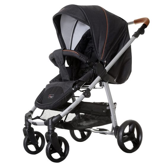 Hoco Kombi-Kinderwagen York - Linen Grey