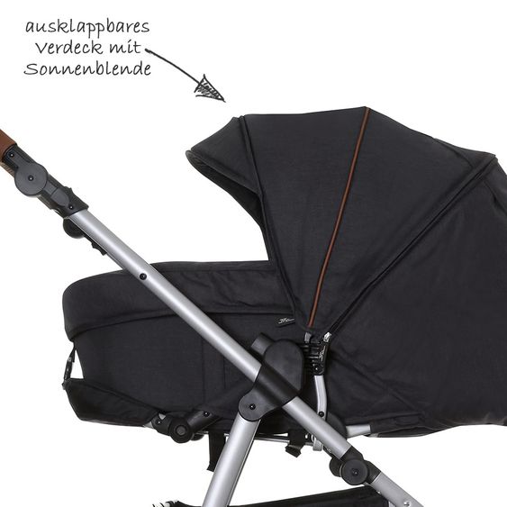 Hoco Kombi-Kinderwagen York - Linen Grey