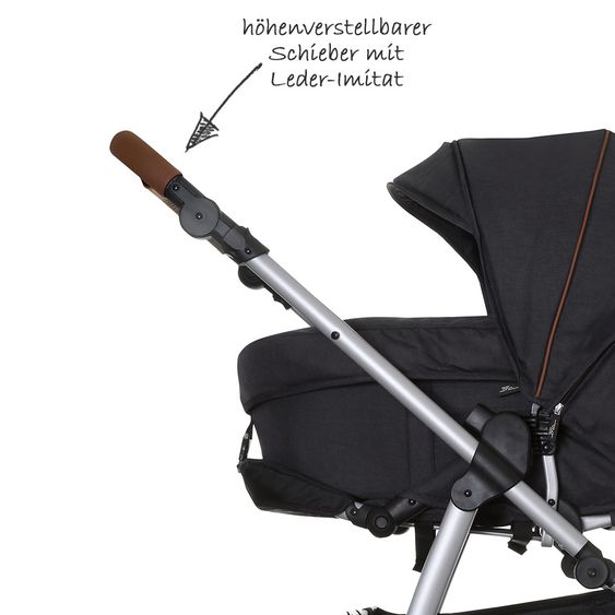 Hoco Kombi-Kinderwagen York - Linen Grey