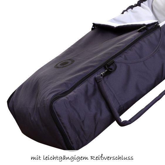 Hoco Kuschelnest für Tandem - Anthrazit Milk White