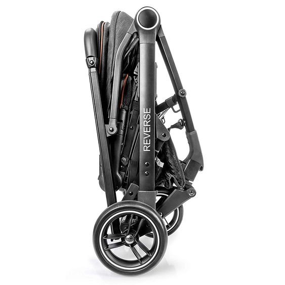 Hoco Reisebuggy / Buggy Reverse mit umsetzbarer Sitzeinheit, klein faltbar - Dark Grey