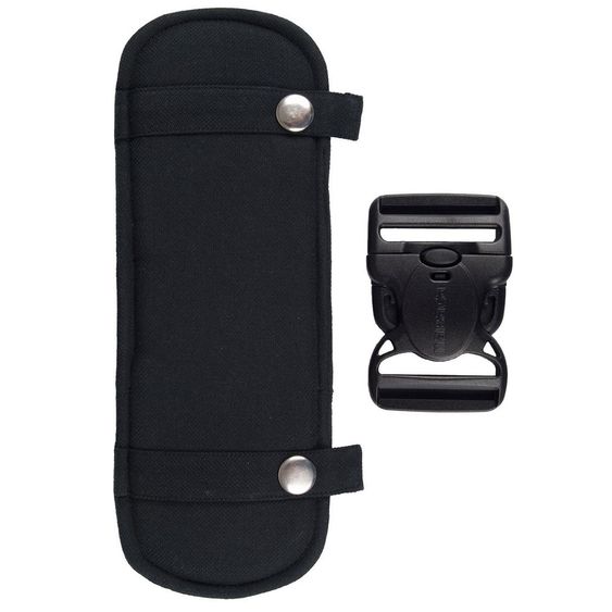 Hoppediz Sicherheitsschnalle Buckle Pad Set - Schwarz