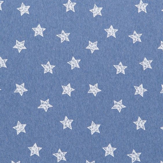 Hoppediz Tragetuch Elastisch Blau - Melange - 460 x 50 cm