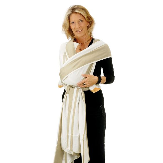 Hoppediz Tragetuch Klassik 70 x 460 cm - Kairo - Sand Natur